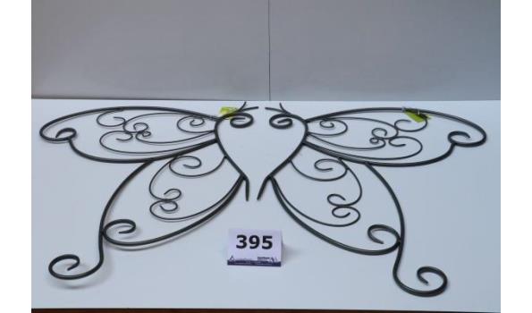 doos inh 4 div 2-delige decoratieve muur vlinders, afm plm 115x80 en plm 120x65cm